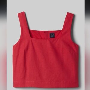 GAP Women's Red Sleeveless Top